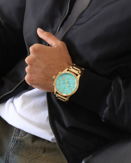 Nixon 51-30 Chrono Gold/Turquoise
