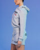 Ed Hardy By Loiter Women's Longue Hoodie Light Grey Marle