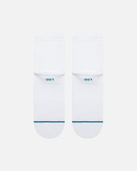 Stance NBA Logoman Quarter Socks White/Green