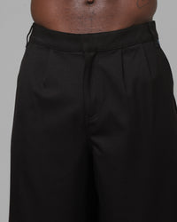 Loiter x Sonic The Hedgehog Pleated Shorts Black