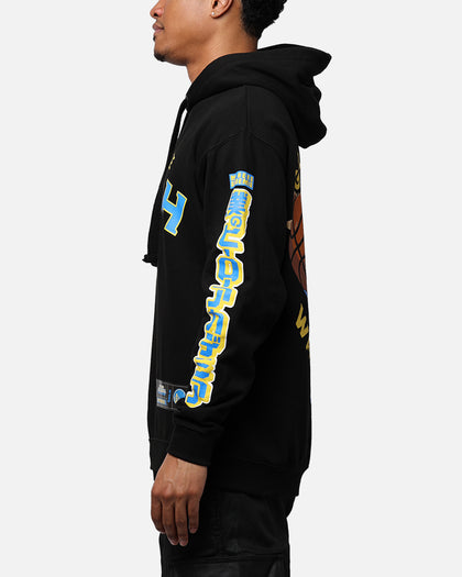 Hyperfly X My Hero Academia X NBA Golden State Warriors Hoodie Black