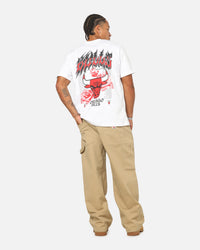 New Era Chicago Bulls Rose Oversized T-Shirt White