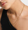 Raising Hell Women's Fine Chain Figaro Stack Necklace Set Gold