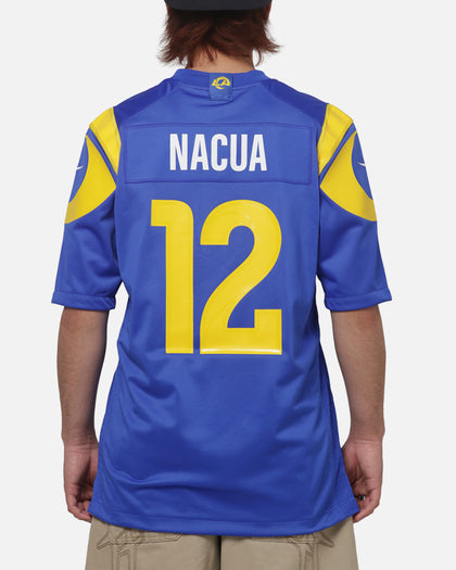Nike Los Angeles Rams Puka Nacua #12 Home Game NFL Jersey Official Team Colours