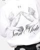 Saint Morta Doves Boxy Hoodie White
