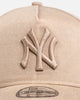 New Era New York Yankees 'Dirty Wash' 9FORTY A-Frame Snapback Camel