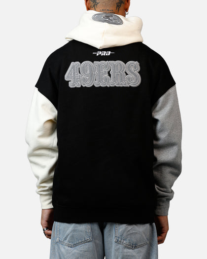 Pro Standard San Francisco 49ers Reverse French Terry Hoodie Black/Grey