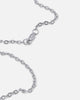 Saint Morta Dice Pendant Chain White Gold
