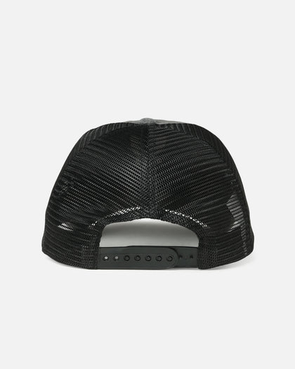 Playboy Vintage Logo Patch Trucker Snapback Black