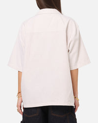 Carre Rose Pinstripe Button Up Shirt Sand