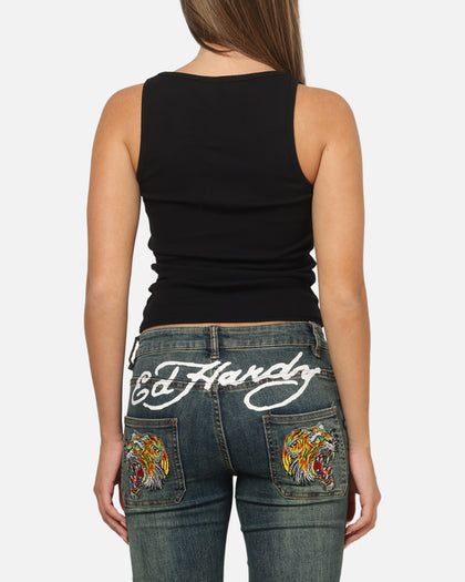Ed Hardy Women's Signature Tank Black