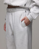 American Thrift Women's Straight Leg Trackpants Grey Heather