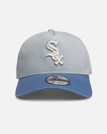 New Era Chicago White Sox 'Faded Washed Grey' 9FORTY A-Frame Snapback Grey/Blue