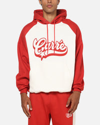 Carre Sport C Hoodie Off White/Red