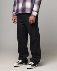American Thrift Vintage Straight Jeans Raw Blue