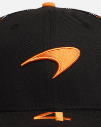 New Era x McLaren F1 'Austin GP Collection' #4 Lando Norris 9SEVENTY Snapback Black