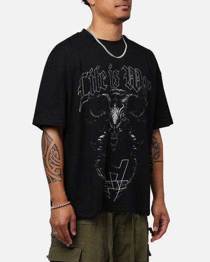 The Anti Order Life Is War T-Shirt Black