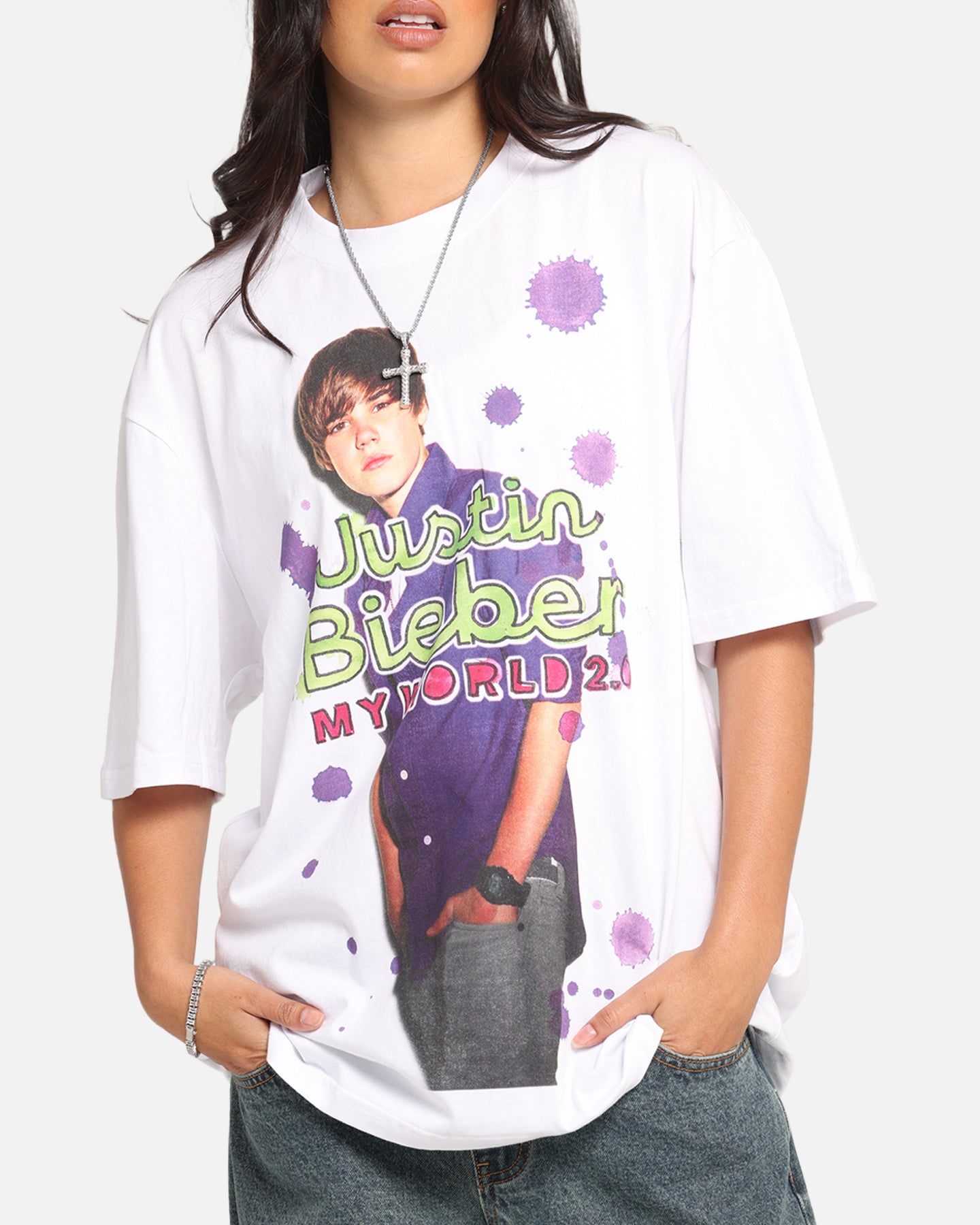Justin Bieber My World T-Shirt White | Culture Kings