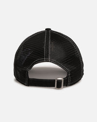 New Era New York Mets 'Contrast Chrome' 9TWENTY Casual Trucker Strapback Black