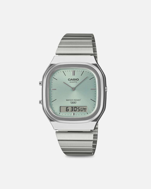 Casio AQ240E-2A Watch Silver/Green