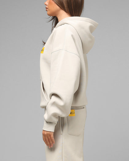 Loiter Hybrid Hoodie Stone