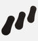 American Thrift Classic No Show Socks 3 Pack Black