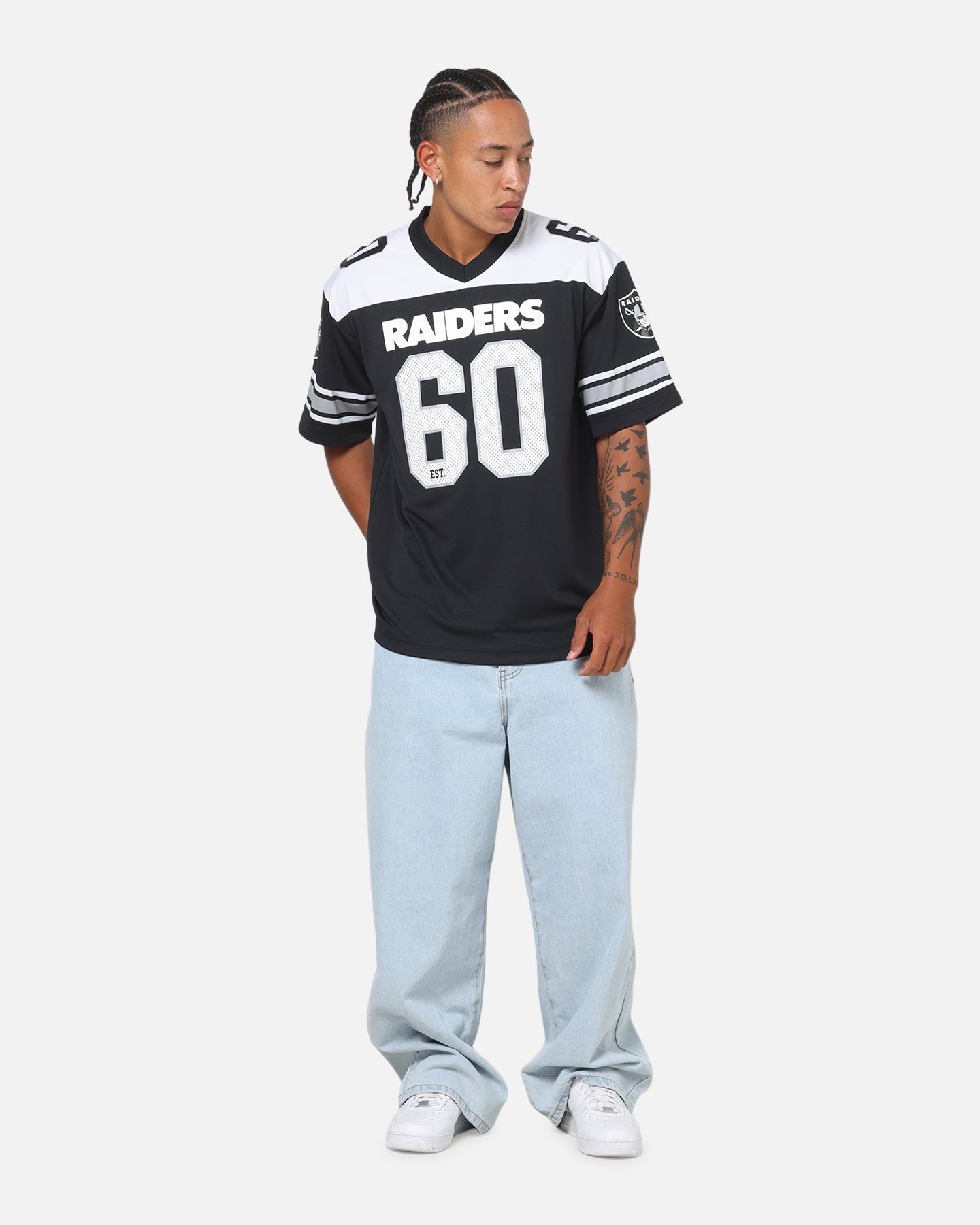 Majestic Athletic Las Vegas Raiders Glenver Mesh Oversized T-Shirt