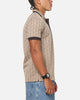 Lacoste Monogram Classic Fit Polo T-Shirt Crossiant/Cookie