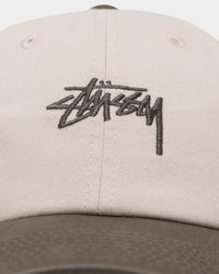 Stussy Stock Low Pro Cap Winter White/Dust