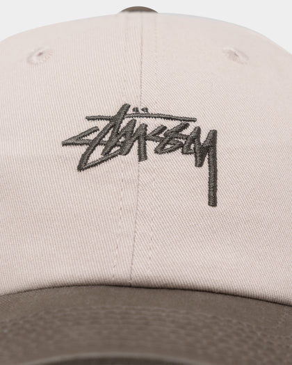 Stussy Stock Low Pro Cap Winter White/Dust