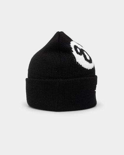 Stussy 8 Ball Tall Beanie Black