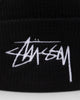 Stussy 8 Ball Tall Beanie Black