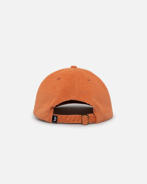 Stussy Graffiti Corduroy Low Pro Cap Terracotta