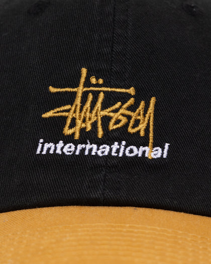 Stussy International Low Pro Cap Black/Gold