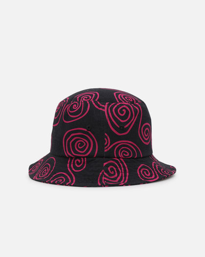 Stussy Hand Drawn S Bucket Hat Black
