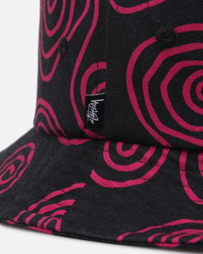 Stussy Hand Drawn S Bucket Hat Black