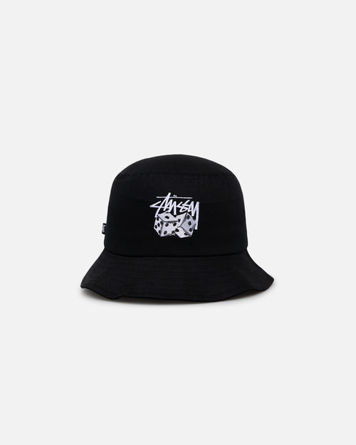 Stussy OF Dice Bucket Hat Black