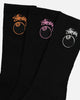 Stüssy 8 Ball Crewcut Socks 3 Pack Multi