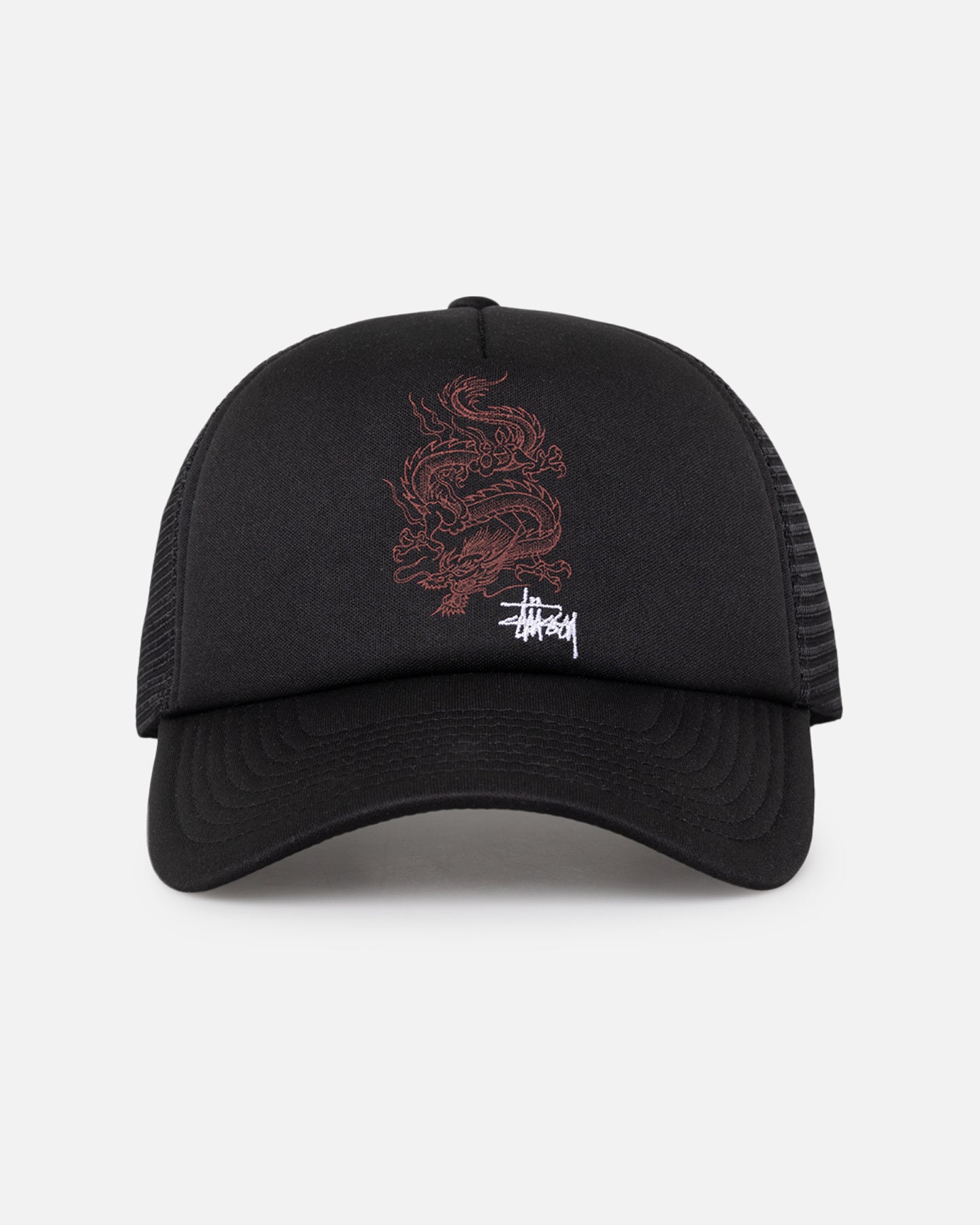 Stüssy Dragon Trucker Snapback Pigment Black | Culture Kings