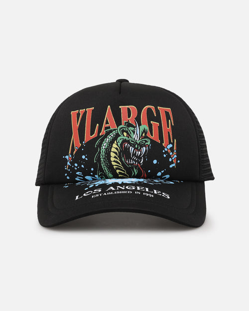 X-large Serpent LA Trucker Snapback Black