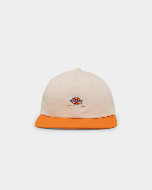 Dickies Classic Label Panelled Snapback Natural/Clay