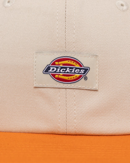 Dickies Classic Label Panelled Snapback Natural/Clay