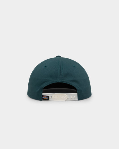 Dickies Classic Label Panelled Snapback Dark Lincoln Green