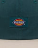 Dickies Classic Label Panelled Snapback Dark Lincoln Green