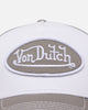 Von Dutch Grey & White Trucker Snapback Grey/White