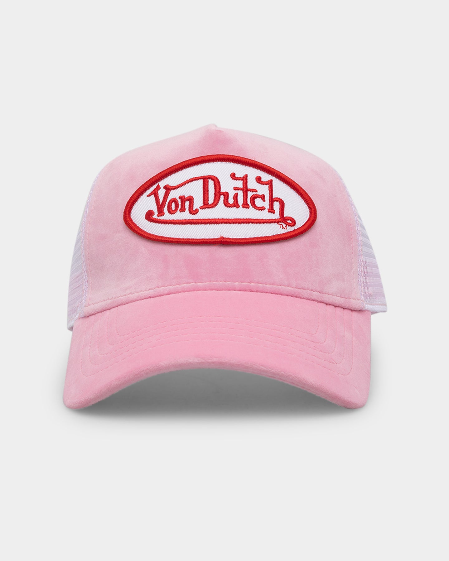Von Dutch Pink Crush Velvet Trucker Pink Velvet | Culture Kings
