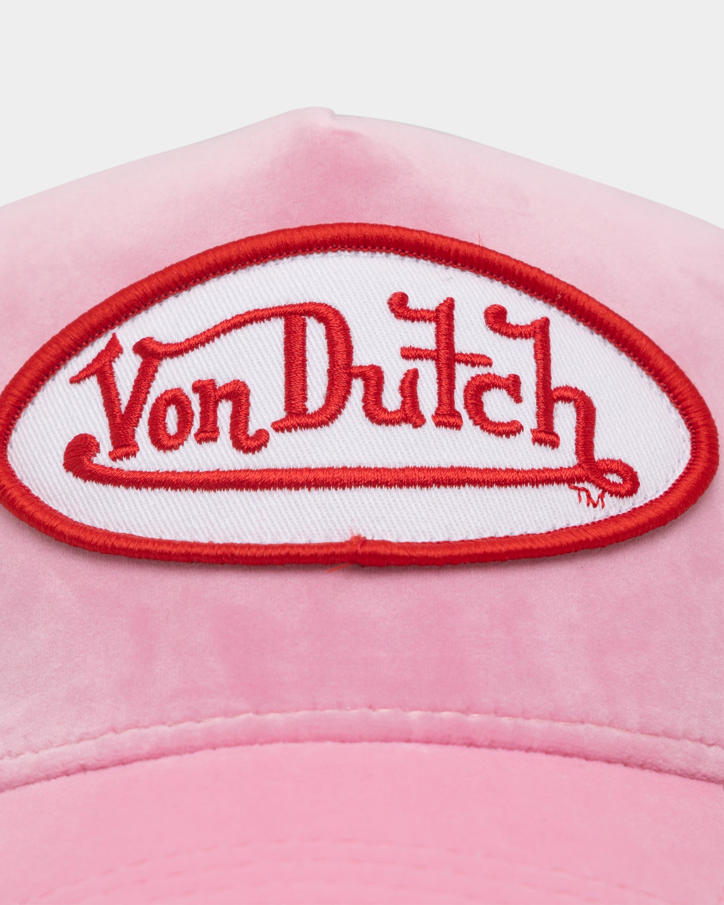Von Dutch Pink Crush Velvet Trucker Pink Velvet | Culture Kings