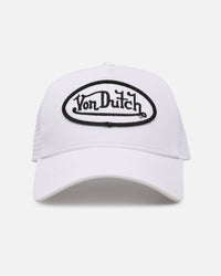 Von Dutch Classic Trucker Snapback White