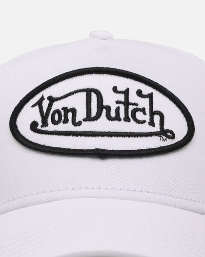 Von Dutch Classic Trucker Snapback White