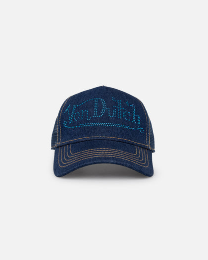Von Dutch Denim And Stones Trucker Snapback Dark Blue